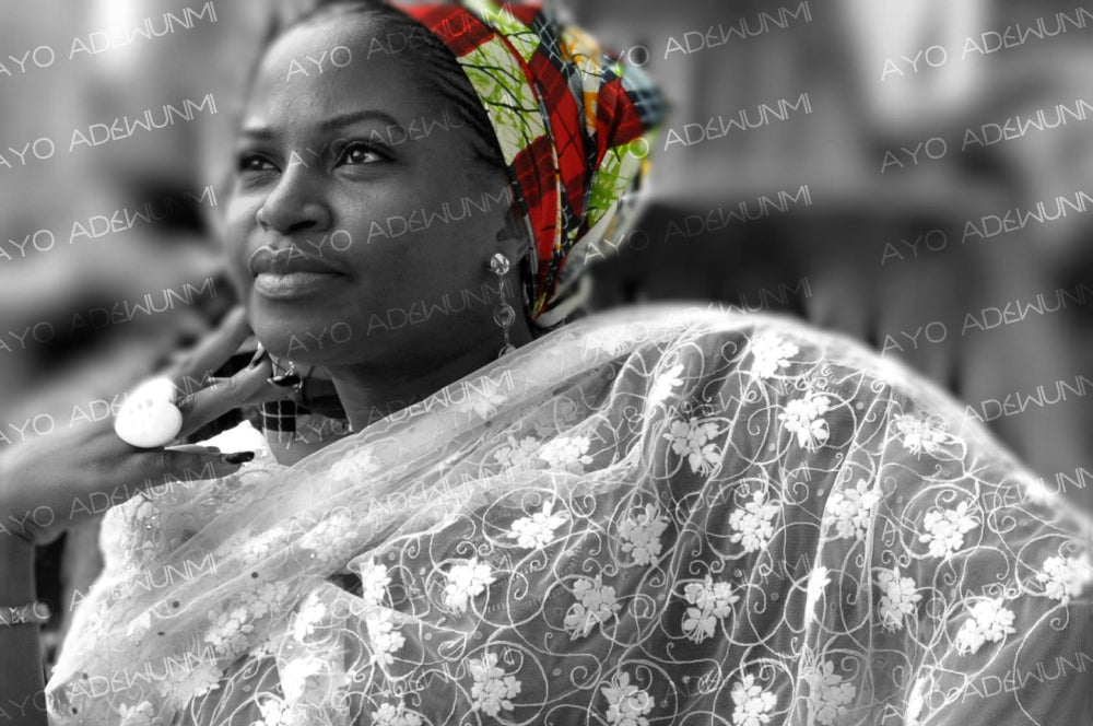 Petals of Gèlè | Photography on Canvas | 183 x 122 cm