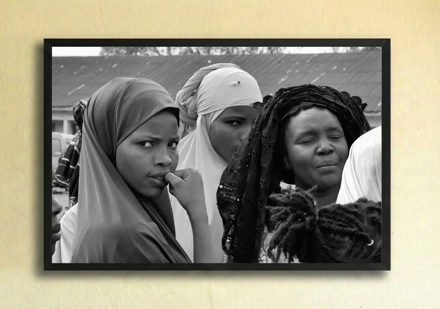 Framed The Witnesses (Black and White)